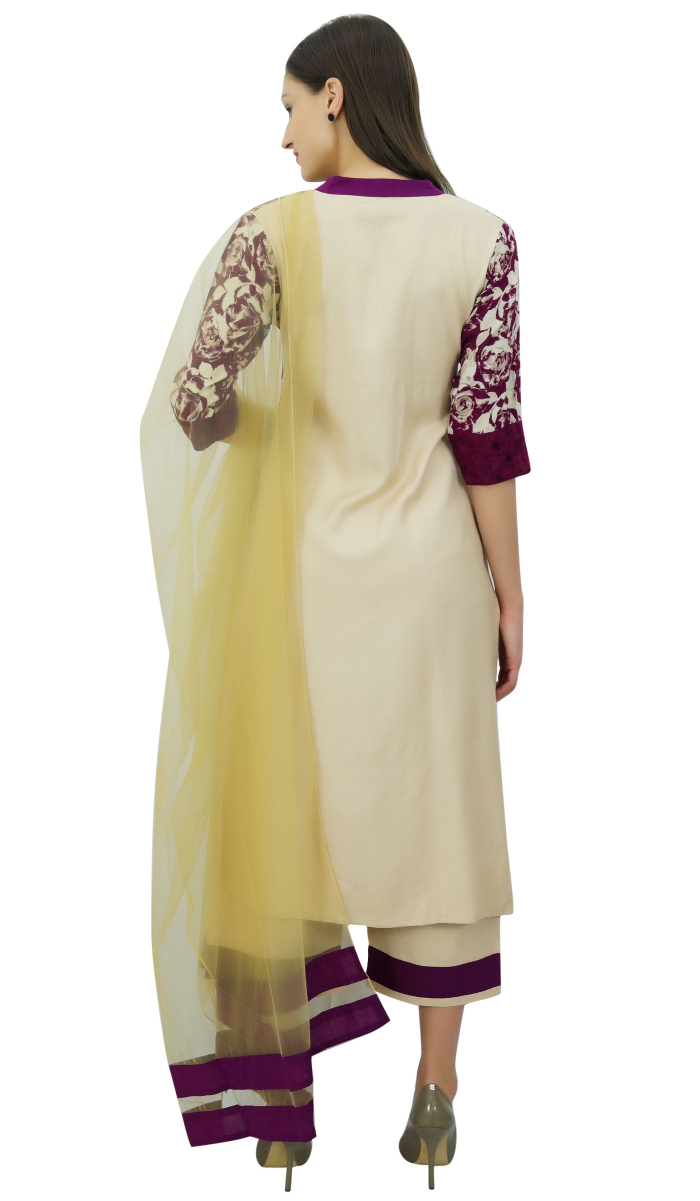 Buy Dupatta Bazaar Women White Embroidered Chiffon Dupatta Online at Best  Prices in India - JioMart.